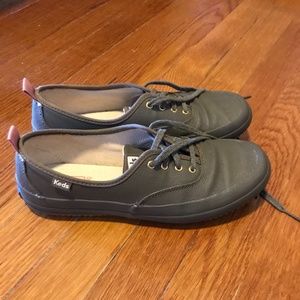 Army Green Water Resistant Classic Champion Keds